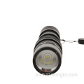 Aleación de aluminio personalizada de alta calidad a largo alcance Poweful Torch Light Recargable Linterna táctica Torcha